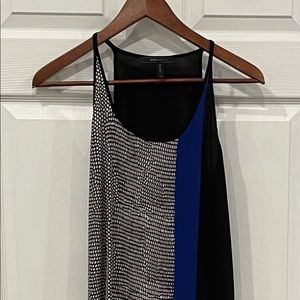 Blue and black bcbg dress